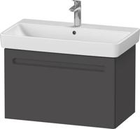 Wastafelkast Duravit No.1 Met 1 Lade 74x42.6x47.8 cm Met Geïntegreerde Greep Mat Grafiet Duravit - thumbnail