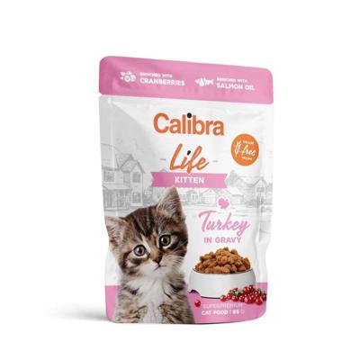 CALIBRA Cat Life Kitten Turkey in gravy - nat kattenvoer - 85g