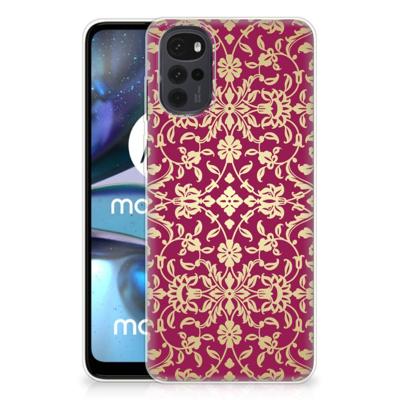 Siliconen Hoesje Motorola Moto G22 Barok Pink Siliconen Hoesje Motorola Moto G22 Barok Pink