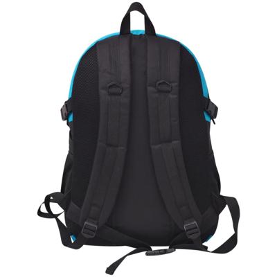 VidaXL Hiking rugzak 40 l zwart en blauw