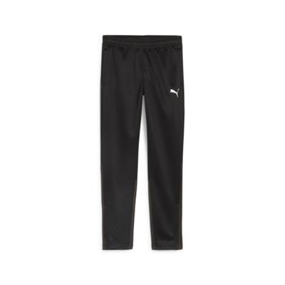 PUMA teamGOAL Trainingsbroek Kids Zwart Wit Grijs PUMA teamGOAL Trainingsbroek Kids Zwart Wit Grijs