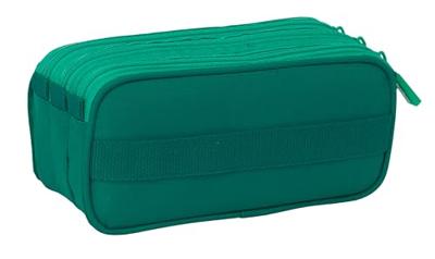 Pennenetui met 3 vakken Real Betis Balompié Groen 21,5 x 10 x 8 cm