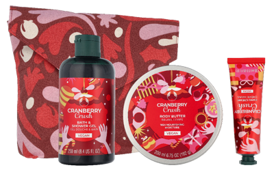 The Body Shop G3 Cranberry Essentials Giftset 580 ml The Body Shop G3 Cranberry Essentials Giftset 580 ml