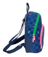 Rugzak Benetton Damero Marineblauw 25 x 30 x 13 cm - thumbnail