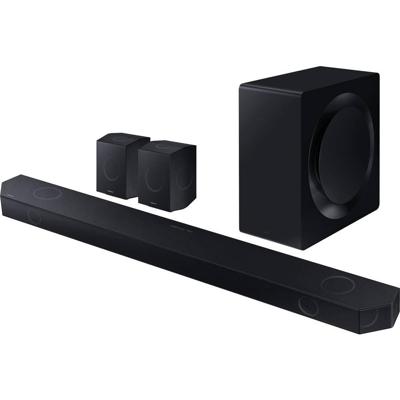 Samsung HW-Q995GD 11.1.4-kanaals Q-soundbar voor tv's, 4.0.2-kanaals achterluidspreker, bluetooth-luidspreker met draadloze Dolby Atmos/DTS:X, Q-Symphony [2024]