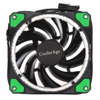 Kleur LED 12cm 3pin Computer onderdelen Chassis Fan Computer als Host voor Fan stille ventilator koeling met macht aansluitkabel (groene Light)(Green - thumbnail