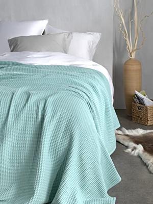Heckett & Lane Heckett & Lane Wafel Plaid 240x260 Sea Green