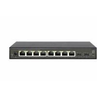 LevelOne GES-2110 netwerk-switch Managed L2 Gigabit Ethernet (10/100/1000) Zwart - thumbnail