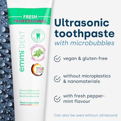 EmmiDent Fresh for Ultrasonic Tandpasta 75 ml Wit