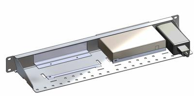 Allnet 176992 US-8 Rackmount kit 1 HE Zilver