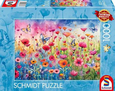 Puzzel - SCHMIDT SPIELE - Klaproosweide - 1000 stukjes - Vanaf 12 jaar
