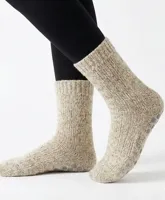 Apollo warme anti slip huissokken - Bedsokken dames en heren - Grip sokken - slaapsokken - thumbnail