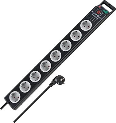 Brennenstuhl 1153380118 power uitbreiding 2,5 m 8 AC-uitgang(en) Zwart, Grijs - thumbnail