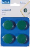 MAUL magneet Solid, 32 mm, trekkracht 800 gr, blister van 4 stuks, groen - thumbnail