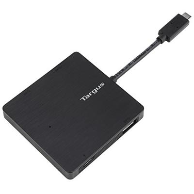 TARGUS HARDWARE Concentrateur (hub) - 3 x SuperSpeed USB 3.0 + 1 x USB-C (passage de puissance) - de bureau