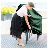 Stoelhoes Altadex Voor stoelen Groen Polyester 68 x 68 x 110 cm - thumbnail