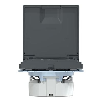 Merten MEG2310-7214 Wandcontactdoos AquaDesign Antraciet 1 stuk(s) Merten MEG2310-7214 Wandcontactdoos AquaDesign Antraciet 1 stuk(s)