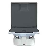 Merten MEG2310-7214 Wandcontactdoos AquaDesign Antraciet 1 stuk(s) - thumbnail