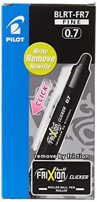 Rollerpen pilot frixion blrt-fr7 clicker m zwart | 12 stuks