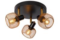 Lucide MAREN - Plafondspot - Ø 37 cm - 3xE14 - Mat Goud / Messing - thumbnail