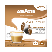 Lavazza Cappuccino Koffiecapsule 16 stuk(s) - thumbnail