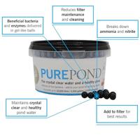 Evolution Aqua Pure Pond 500ml - Biologisch afbreekbare Bacterieballen voor een Gezonde Heldere Vijver - thumbnail