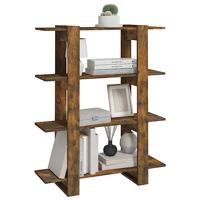 Boekenkast/kamerscherm 100x30x123,5 cm gerookt eikenkleurig - thumbnail