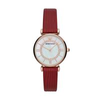 Horlogeband Armani AR11322 Leder Rood 14mm - thumbnail