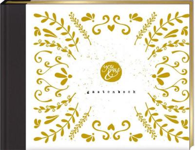 You & Me Gastenboek Goud