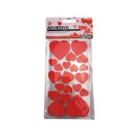 Hartstickers 40 stuks - thumbnail