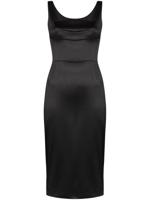 Dolce & Gabbana Duchess fitted midi dress - Black - thumbnail