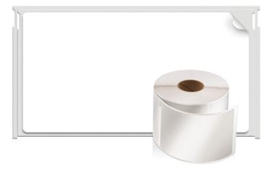 Dymo Etiket | papier | 101x54mm | wit | 1 rol