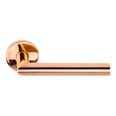 Formani Basics LB2-19 EN1906/3 deurkruk geveerd op rozet - PVD gepolijst koper