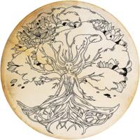 Terré percussion Shaman Drum Lady of the Wood - Goat 50cm handtrommel - thumbnail