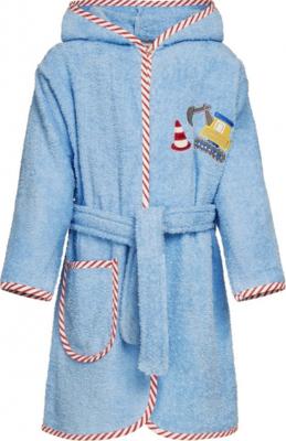 Playshoes badjas Graafmachine Blauw-146-152