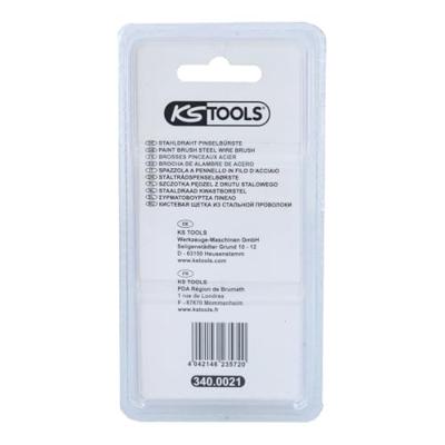 KS Tools 340.0021 Staaldraad penseelborstel 0,5 mm, Ø 30 mm