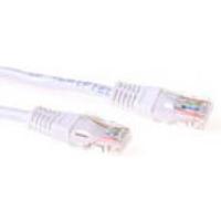 ACT Witte 0,5 meter U/UTP CAT5E patchkabel met RJ45 connectoren - thumbnail