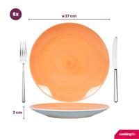 Cookinglife Dinerborden Pastel Harmony ø 26.5 cm - 6 Stuks - thumbnail