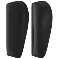 Hoofdbord met randen 183x23x78/88 cm kunstleer zwart - thumbnail