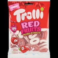 Trolli Red Fruits MiniRings Gom 200 g bij Jumbo - thumbnail