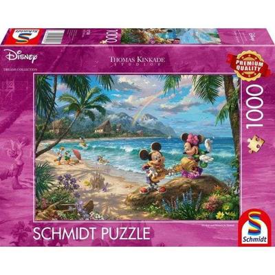 Puzzel - SCHMIDT SPIELE - DISNEY, Minnie & Mickey in Hawaii - 1000 stukjes - Vanaf 12 jaar