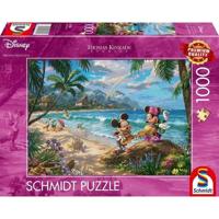 Puzzel - SCHMIDT SPIELE - DISNEY, Minnie & Mickey in Hawaii - 1000 stukjes - Vanaf 12 jaar - thumbnail