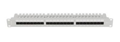 Patchpanel 24 UTP-Poorten Categorie 6 Lanberg PPU6-1124-S