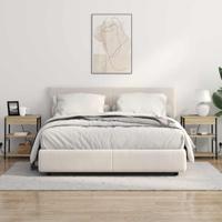 Nachtkastje 2 pcs Sonoma eiken Bewerkt hout - thumbnail