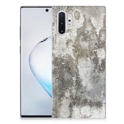 Samsung Galaxy Note 10 Plus | TPU | Siliconen hoesje | Beton Print Samsung Galaxy Note 10 Plus | TPU | Siliconen hoesje | Beton Print