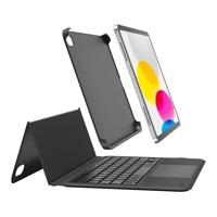 Belkin Everyday toetsenbord met hoes voor iPad 10e generatie 10,9 inch, toetsenbord met achtergrondverlichting en handgreep, multi-gebarenbediening, Apple Pencil, QWERTZ, multimediatoetsen - thumbnail