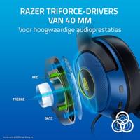 Razer Kraken V3 X Fortnite Edition Bedraad Zwart, Blauw - thumbnail