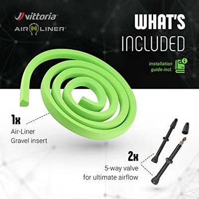 Vittoria Air-Liner Gravel Tube Insert Groen