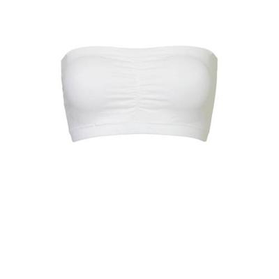 Magic bandeau BH - Naadloze Bandeau Top - Met vulling - Uitneembare pads - Wit, zwart, beige