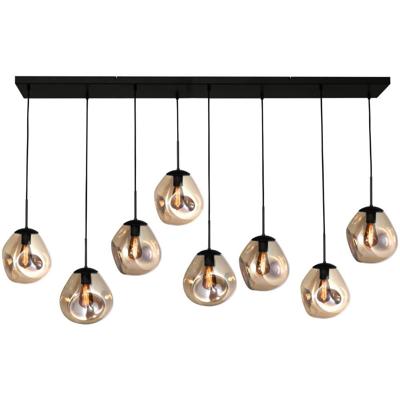Masterlight HanglampLava 8x goud glas Ø 24cm - 2761-05-160-25-80261
